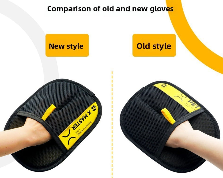 Electrostatic depilation gloves